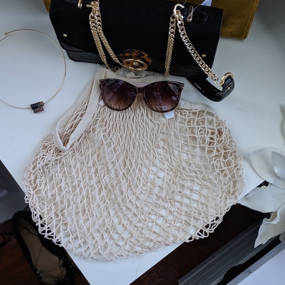 Handbags - Cotton French Shopping Bag Handbags - Cotton French Shopping Bag